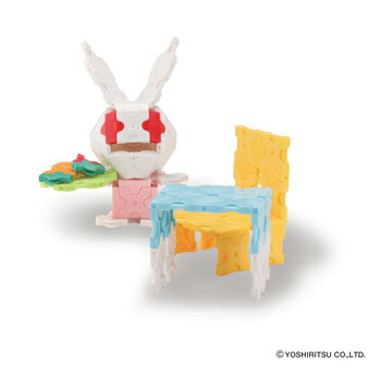 【LaQ Sweet　Collection Bunny】【宅配】ラキュー 日本製 手作り ブロック 知育 教材 子供 プレゼント クラフト リハビリ 玩具 おもちゃ 知育教材 脳科学 数学 パーツ 女の子 5種類 175ピース