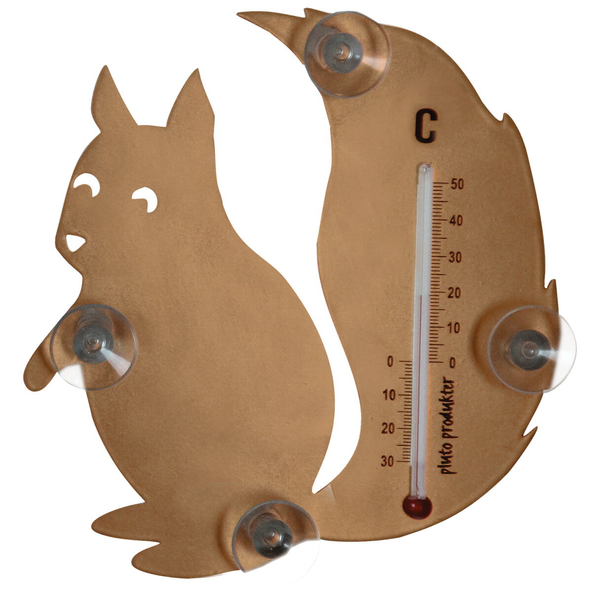 【ポイント10倍中♪】pluto プルート 温度計【リス‐SQUIRREL‐】<BR>おしゃれ かわいい 北欧雑貨 インテリア りす 栗鼠 ザウィンド 海外 ブランド 可愛い スタイリッシュ シンプル [2]