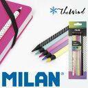 MILAN ミラン SUNSETシリーズ 色鉛筆セット【6色入】おしゃれ かわいい ヨーロッパ 文房具 文具 いろえんぴつ 色鉛筆 プレゼント 入学準備 ザウィ...