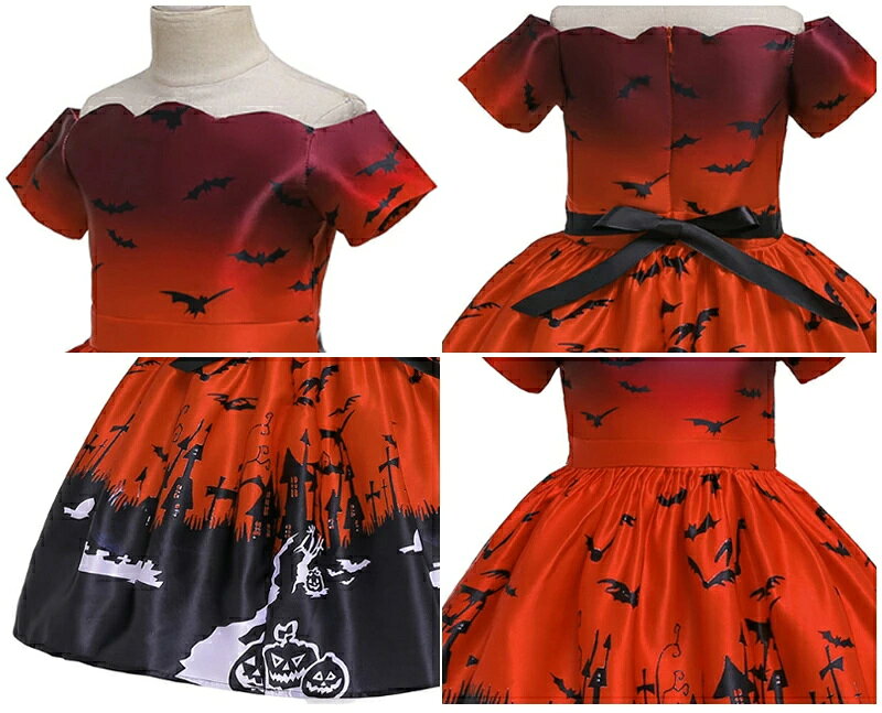 【マラソン最大1000円OFF】ハロウィン キッズドレス キッズ 巫女 妖精 悪魔 仮装 舞台 子供用/子供服 ワンピース 女の子 キッズコスプレ コスチューム 変装 仮装 100-150cm 女の子 ハロウィン 仮装 コスプレ 魔女 コスプレ thiakusuto-10006807 ティアックスト楽天市場店 サンプル画像3