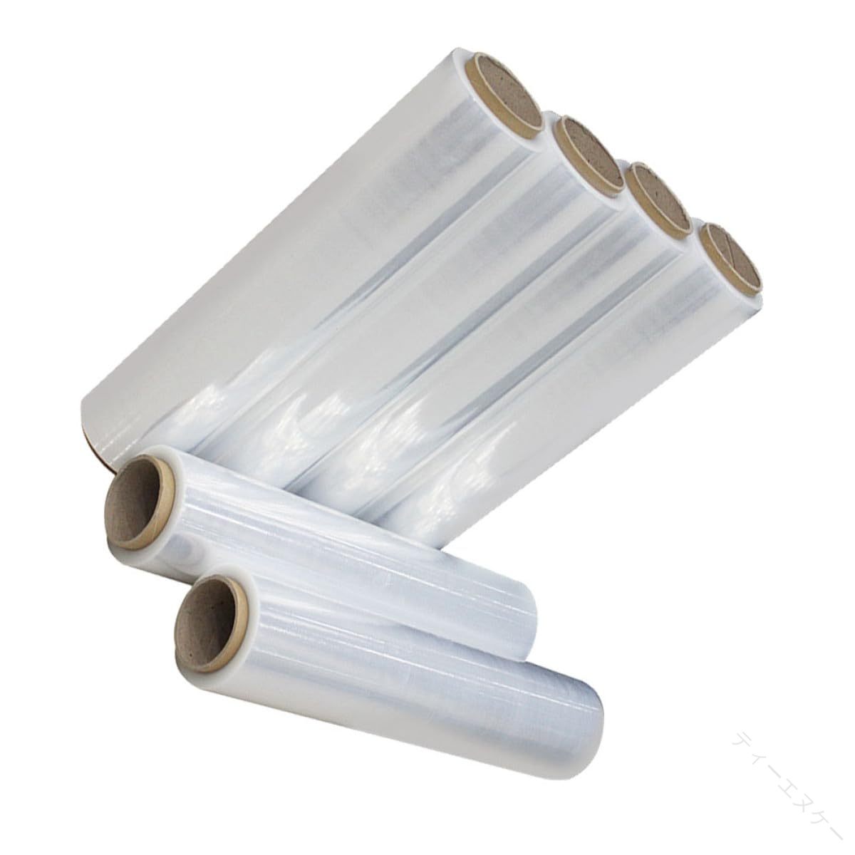 透明 ストレッチ フィルム ラップ 1ロール 50×160 粘着性 梱包用 ラップ 荷物 固定用 耐摩耗 包装 フィルム 引越し 保管 伸縮 包装資材 梱包材 フィルムラップ 保護材 荷崩れ防止 荷物梱包