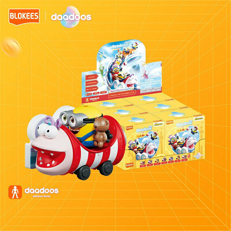 BLOKEES プラモデル フィギュア Blokees ミニオンズdaadoos　ネスト・シリーズ 01 ローラー・ドーラブル・コースター 75891 6個入りセット