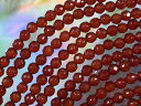 天然石ビーズアゲート(瑪瑙)濃橙丸32カット4mm・30個