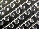 天然石ビーズ水晶ドロップクレオパトラ10×8×5mm・10個