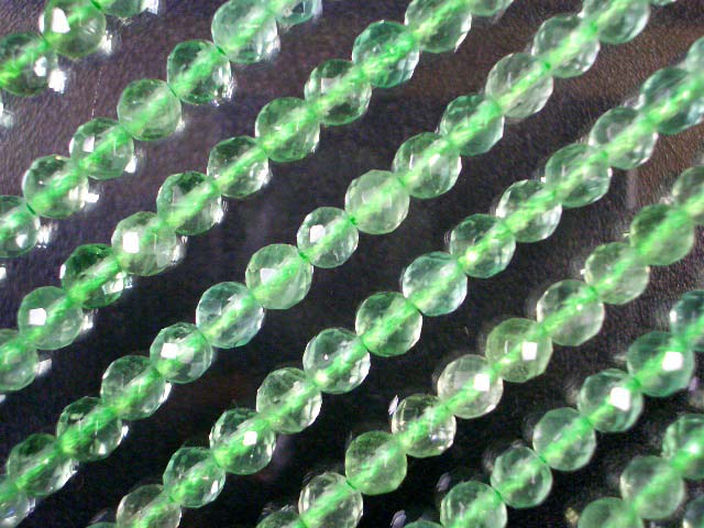 天然石ビーズフローライトグリーンフ...