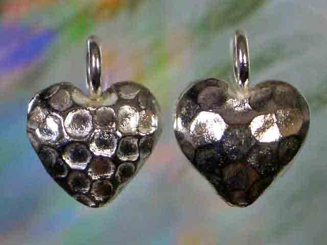 Karen Silver Heart Charm Bracelet ぷっくりハート【silver925