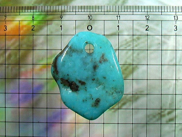 パイライトターコイズのペンダントトップアリゾナ産17.6carat No.3