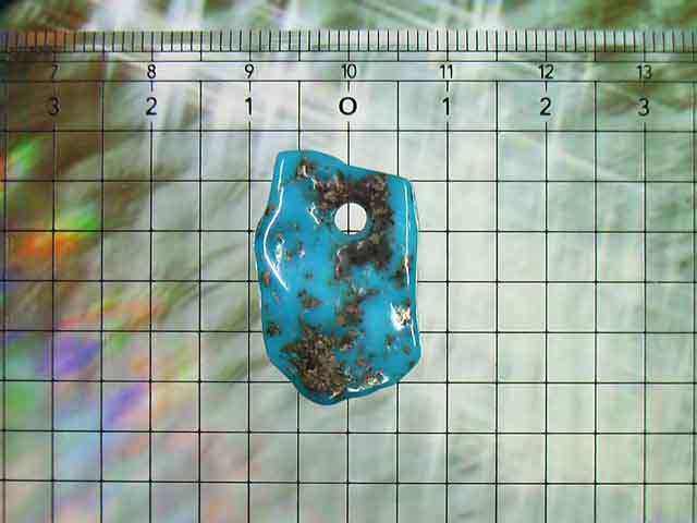 パイライトターコイズのペンダントトップアリゾナ産12.0carat No.1