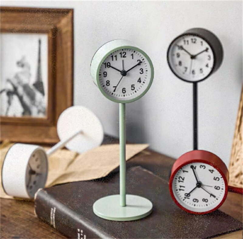 おしゃれ レトロスタンドクロック 置き時計 置時計 ミニ かわいい 北欧 時計 白 おしゃれ 卓上 時計 玄関 レトロ スタンド クロック アンティーク アラーム 目覚まし時計 シンプル 雑貨 置き型時計 インテリア時計 寝室