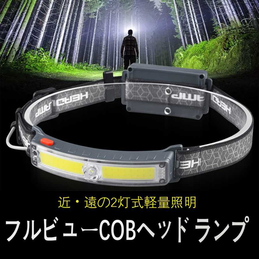 商品仕様 商品仕様 仕様 【高輝度800lm】 発光素子はXPG+COBの組み合わせで、輝度は800 lmに達し、輝度操作順調:「COB低輝度」-「COB高輝度」-「XPG低輝度」-「XPG高輝度」-「全素子点灯」-「点滅フラッシュ」。マルチの明るさ選択肢があって、ご使用のニーズに最大限対応し、高輝度の点滅機能は周り警告、救助などのタイミングで適用します。 【充電式電池残量】 USB-C充電式で、大容量バッテリーを内蔵し、最大輝度で4時間の連続点灯が可能です。充電ポートに電池残量指示ライトが付いており、出掛ける前に残量に応じて充電する参考になります。 【安心のサービス】 何時でもお客様の買い物を楽しんで頂くために努力しています。出荷前に製品の品質と機能の完全性を確認します。万が一、不具合が発生したら、こちらのカスタマーサービスにご連絡いただければ、無料交換をご提供致します。 【XPG+COB 高輝度】 XPG+COBの電球組み合わせで超高輝度があり，ジェスチャーセンサーを内蔵し、230°の照射範囲、また防水機能を付き、夜でも悪天候でも心配しないでしょう。最新型のヘッドライトです。停電対策、アウトドアキャンプ、ランニング、ライディング、登山、釣り、工事作業など様々なシーンに適しています 。 関連キーワード ヘッドライト ヘッドライト 充電式 ヘッドライト 登山 ledヘッドライト ヘッドライト 電池式 led ヘッドライト ヘッドランプ ヘッドライト 防水 ヘッドライト led商品仕様 商品仕様 仕様 【高輝度800lm】 発光素子はXPG+COBの組み合わせで、輝度は800 lmに達し、輝度操作順調:「COB低輝度」-「COB高輝度」-「XPG低輝度」-「XPG高輝度」-「全素子点灯」-「点滅フラッシュ」。マルチの明るさ選択肢があって、ご使用のニーズに最大限対応し、高輝度の点滅機能は周り警告、救助などのタイミングで適用します。 【充電式電池残量】 USB-C充電式で、大容量バッテリーを内蔵し、最大輝度で4時間の連続点灯が可能です。充電ポートに電池残量指示ライトが付いており、出掛ける前に残量に応じて充電する参考になります。 【安心のサービス】 何時でもお客様の買い物を楽しんで頂くために努力しています。出荷前に製品の品質と機能の完全性を確認します。万が一、不具合が発生したら、こちらのカスタマーサービスにご連絡いただければ、無料交換をご提供致します。 【XPG+COB 高輝度】 XPG+COBの電球組み合わせで超高輝度があり，ジェスチャーセンサーを内蔵し、230°の照射範囲、また防水機能を付き、夜でも悪天候でも心配しないでしょう。最新型のヘッドライトです。停電対策、アウトドアキャンプ、ランニング、ライディング、登山、釣り、工事作業など様々なシーンに適しています 。 関連キーワード ヘッドライト ヘッドライト 充電式 ヘッドライト 登山 ledヘッドライト ヘッドライト 電池式 led ヘッドライト ヘッドランプ ヘッドライト 防水 ヘッドライト led