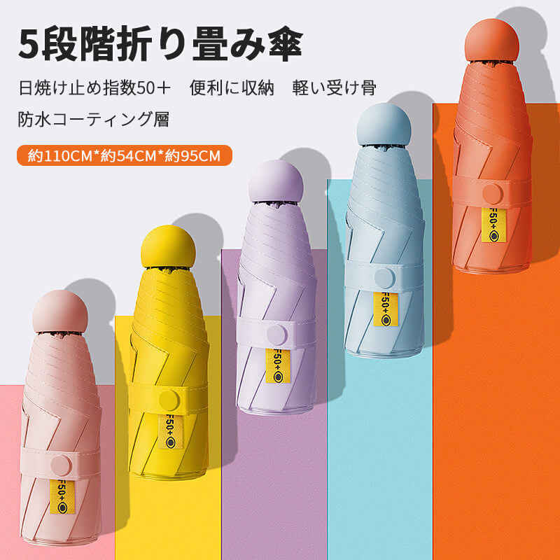 お買い物マラソン【P5倍】折り畳み傘 日焼け止め指数50+ 便利に収納 軽い受け骨 折りたたみ傘 軽量の傘骨 110CM*54CM*95CM 高密傘 コンパクト 旅行 ブランド 誕生日プレゼント 女性 軽量 丈夫 完全遮光