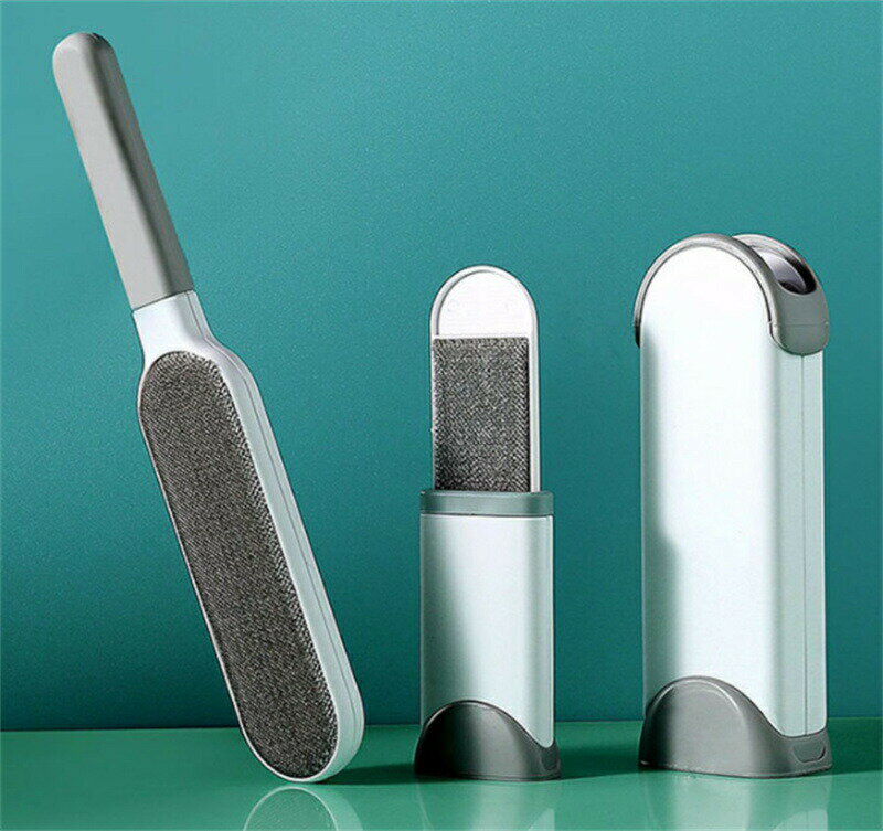 洋服ブラシ 毛玉取り 犬の毛猫の毛クリーニングブラシ 毛玉取?除き粘着式クリーナー ペット毛玉取り 繰り返し使用 毛クリーナーブラシ 収納ボックス付き 除塵 除...