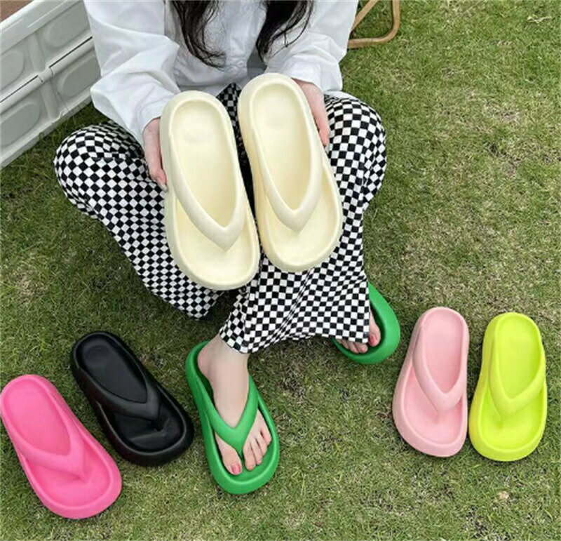 サンダル 厚底サンダル トング リカバリー レディース ビーチサンダル ぺたんこ スポーツ クッション ..