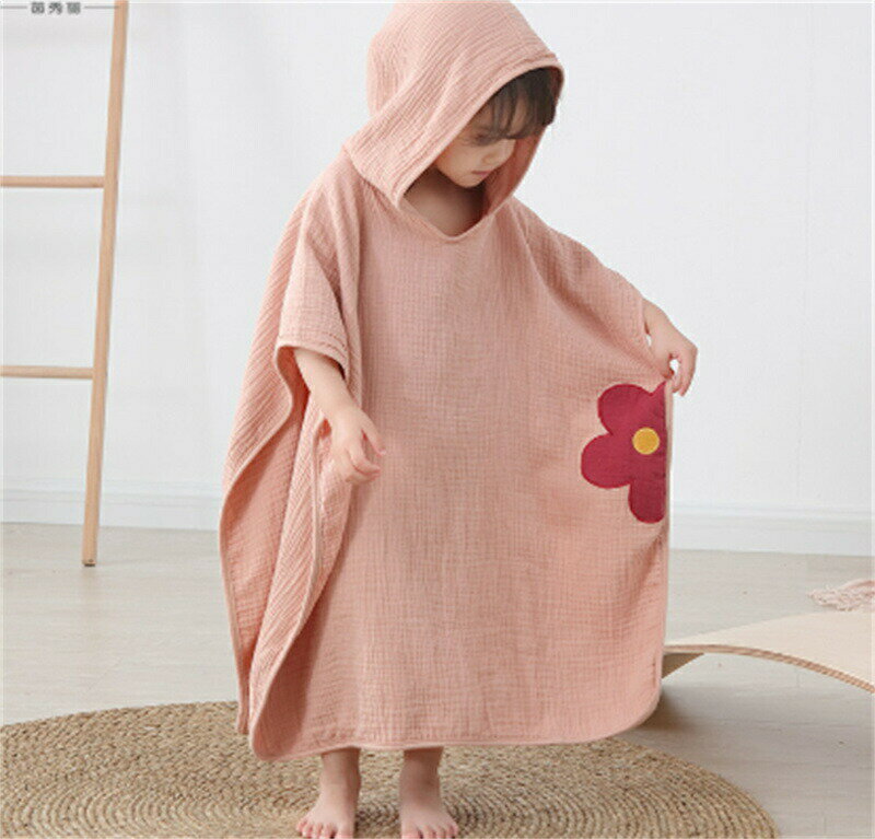 キッズ 着るバスタオル ポンチョタオル フード付き バスタオル タオル ラップタオル 子供用 男の子 女の子 大判 可愛い 4重ガーゼ 綿100% バスローブ 吸水 速乾 お着替えポンチョ タオルポンチョ ビーチタオル お風呂上り ルーム プール スイミング 海水浴 温泉 おしゃれ