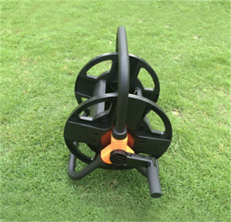 送料無料 ホースリール ホース用リール 散水ホースリール 回転台付き 巻き取り 巻取可能 ABS 散水用ホース収納 散水 園芸ホースリール 本体のみ リールつけない ガーデン工具 ガーデニング散水 菜園 園芸 洗車 便利