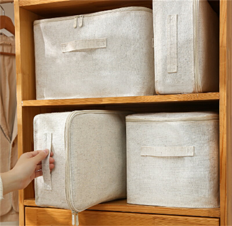 収納ボックス 布 折りたたみ ふた付き ストレージボックス 衣類収納 布団収納 大容量 衣類収納ボックス 下着収納 小物 蓋つき CD収納 衣類ケース おしゃれ 押し入れ収納 ファスナー 衣類収納袋 おもちゃ箱 収納ケース コンパクト 収納BOX 衣類 洋服 本 雑誌 収納 衣替 DVD