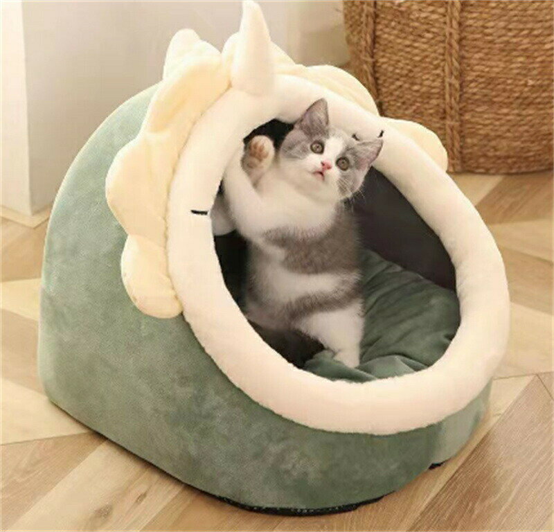 ドーム型 ペットベッド 犬 猫 ベッド 冬 おしゃれ ハウス 暖かい ペット ふわふわ ボア 犬用ベッド ネ..