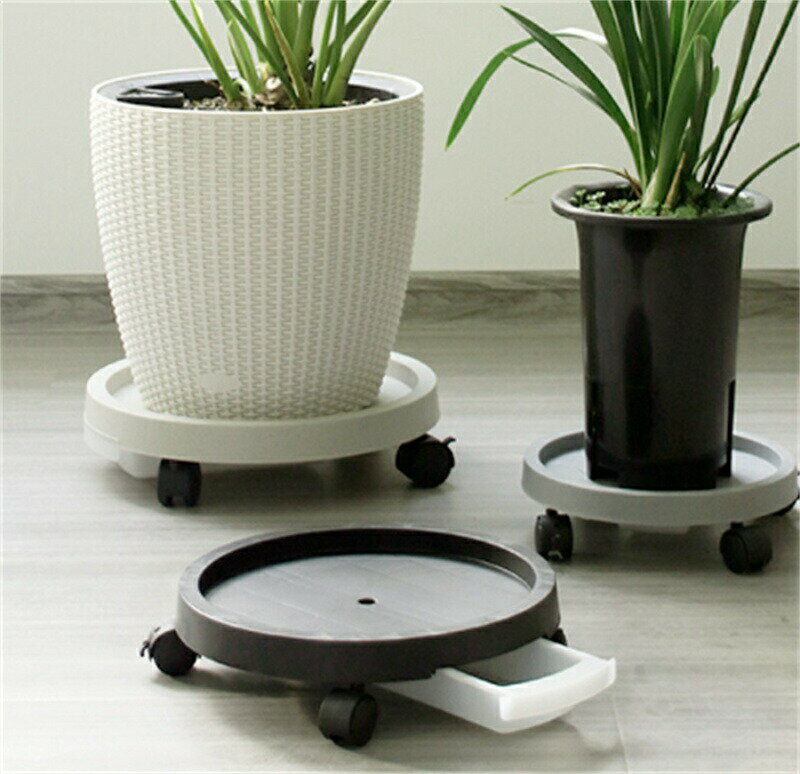 350#(内径29.3cm) 植木鉢台 貯水付き移動花台 鉢受台 鉢置き台 フラワースタンド 鉢置台 キャスター 受..