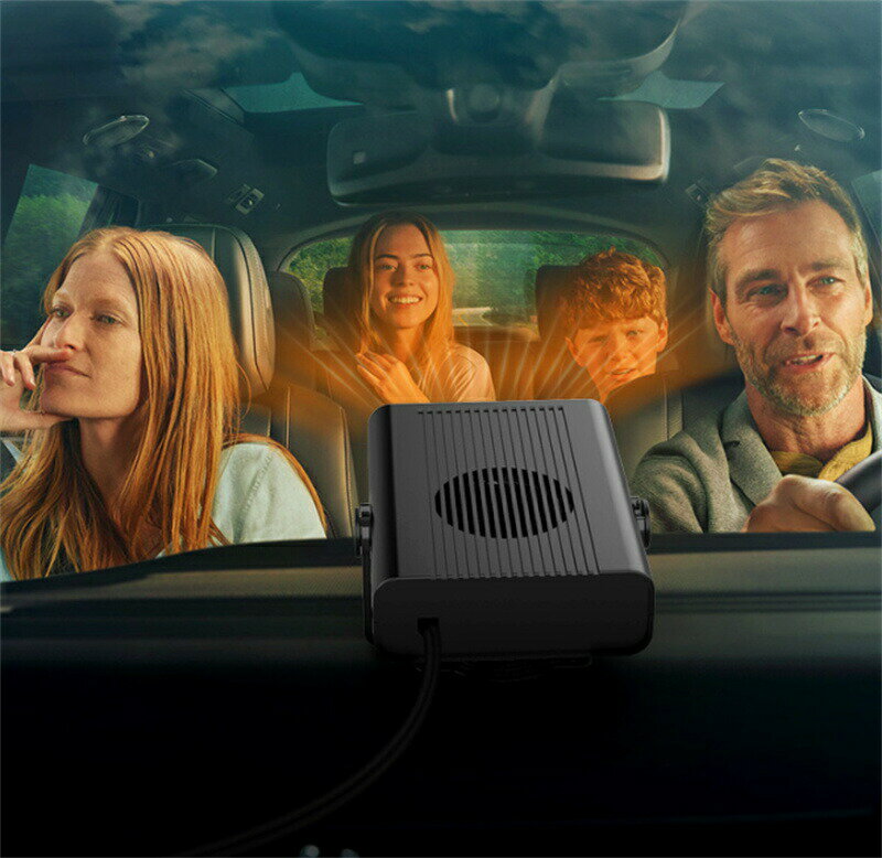 カーヒーター 除霧器 車用ヒーター 2in1冷熱両用 車載ファンヒーター 2速調節 120W 省エネ 暑さ 寒さ対策 シ ポータブル 360&deg;回転 10秒の急速加熱 静音 上下に調整 温風機 12V/24V 車載暖房機 冷熱両用 両モード 車用加熱器 除霜/除雪/除霧/保温