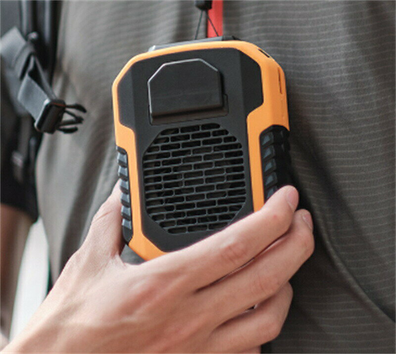 扇風機 腰掛け USB 携帯扇風機 静音 涼しい 快適 ネックファン 冷風機 熱中症対策 大容量 大風量3段階..