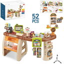 お買い物マラソン【P5倍】お店屋さんごっこ おもちゃ ままごとセット プラスチック ままごと ごっこ遊び お店やさん 食材 野菜 レジスター バーコードリーダー...