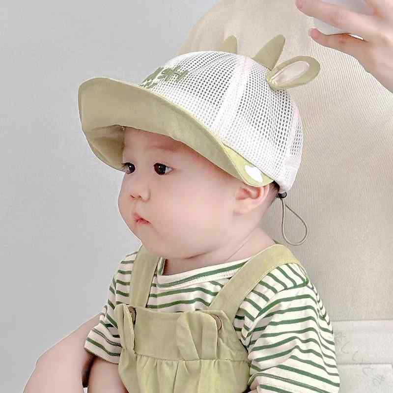 ベビー帽子 キッズ 男の子 女の子 幼児 1歳から4歳向け 夏用 薄手 軽量 ポリエステ...