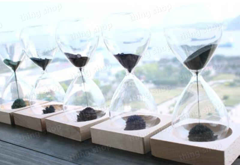 お買い物マラソン【P5倍】磁気砂時計 砂時計&ナイトライト 料理 お風呂 勉強 運動 飾り物 プレゼント 贈り物 砂時計 タイマー 砂タイマー 砂時計 学習のタイマー カラフルな砂時計 キッチンタイマー おしゃれ 砂時計 タイマー 時間計測 [2]