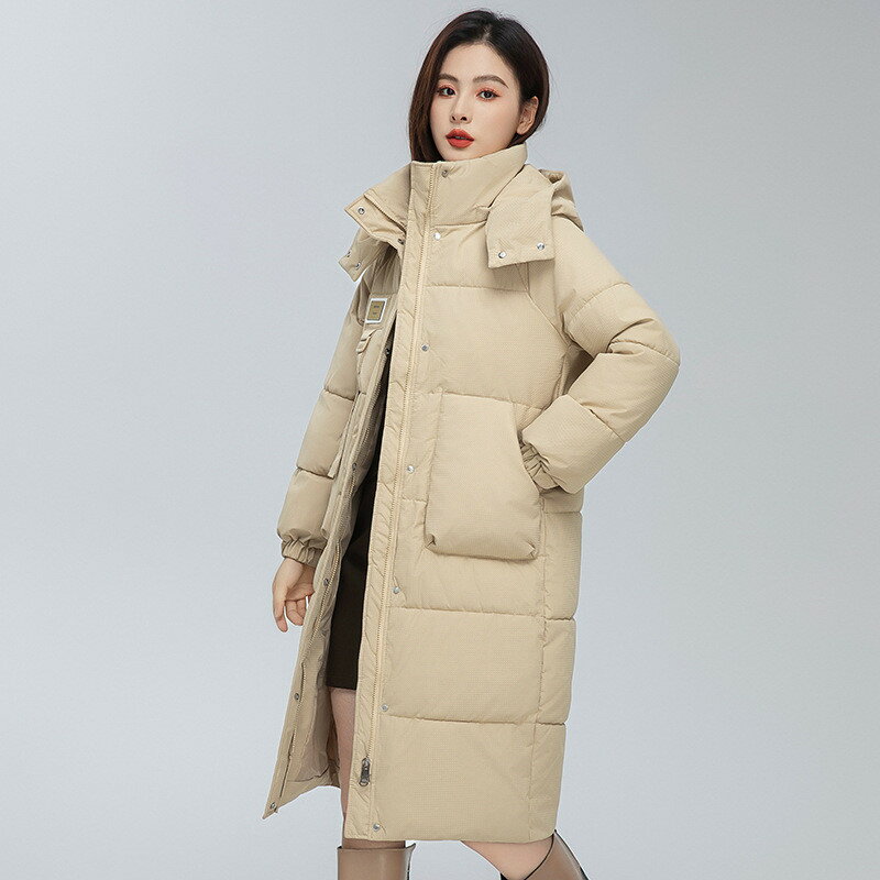 ダウン風コート 中綿コート ジャケット 厚手 レディース ロングコート アウター フード付き 暖かい 長袖 中綿入り 秋 羽織り カジュアル きれいめ 大人 コート 冬 韓国ファッション 防寒