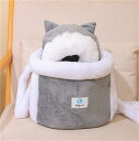 犬 猫 ペット キャリーバッグ リュック /ペット もこもこキャリーバッグ 抱っこひも シンプル キャリーバッグ キャリー 前掛け 猫抱っこ紐 猫寝袋 ペット寝...