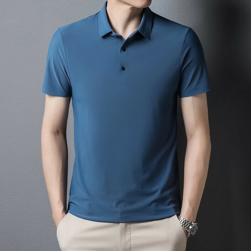 乐天商城 - 半袖 送料無料 吸汗 tシャツ ポロ ポロシャツ メンズ 冷感 シャツ 男性 メッシュ 無地 作業服 シャツ 速乾 消臭 防臭 爽快 スポーツ ビジネス カジュアル ポロシャツ