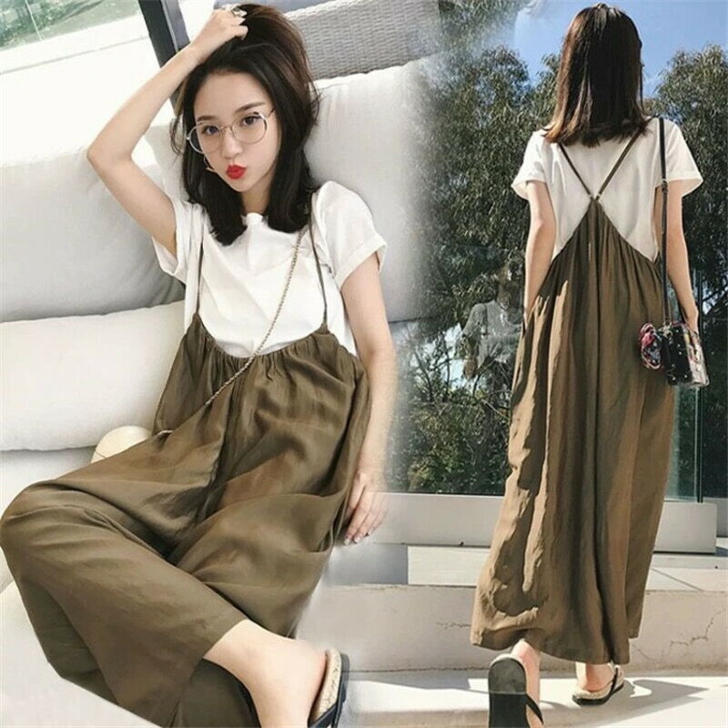 サロペット ワイド ワイド 送料無料 きれいめ オーバーオール ロング ズボン フレア ロングパンツ オールインワン レディース ワイドパンツ ガウチョ 大きいサイズ ゆったり 楽ちん 体型カバー ボトムス