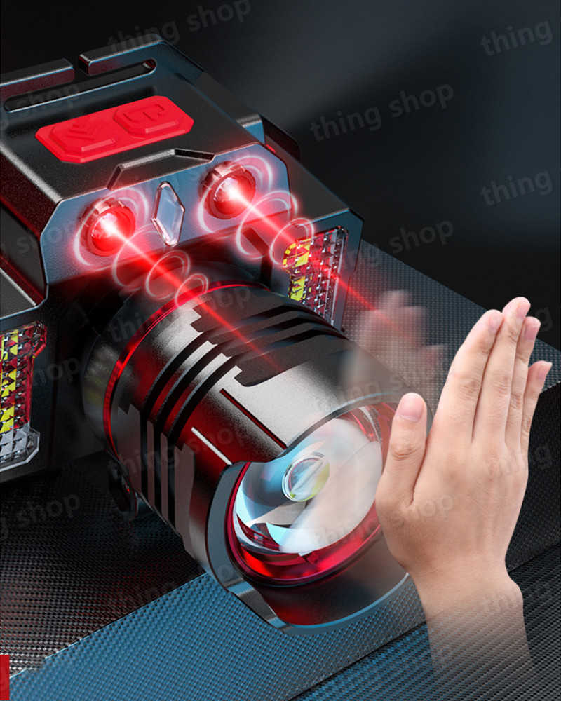お買い物マラソン【P5倍】ヘッドライト 充電式 LEDヘッドランプ ヘッド ライト セ...