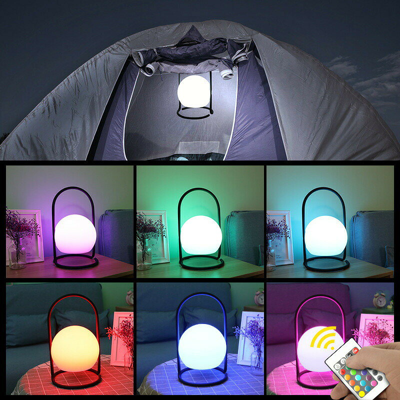 Table, Paper Lamps - USB ハンドル付き キューブライト コードレス