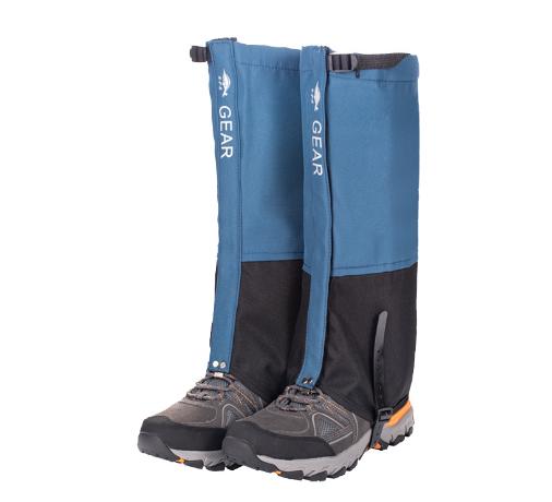 Hiking Gaiters, Long Spats, Waterproof, Trekking, Outdoor, Mountaineering Spats, Grass Cutting, Mud Protection, Cold Protection, Water Repellent, Snow, Rain Gear, Mountaineering Equipment, Hiking Gear, Trail Running, Convenient Item, Highly Useful, S, M, XL Sizes, Black, Orange