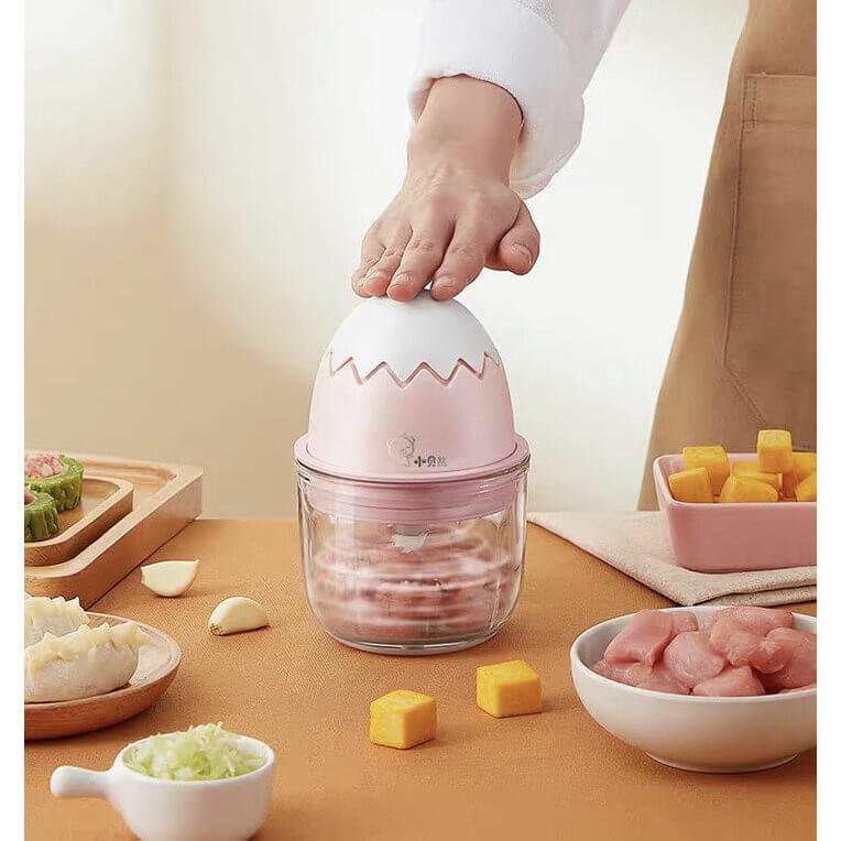 お買い物マラソン【P5倍】離乳食 ブレンダー みじん切り器 電動 チョッパー フードプロセッサー USB充電式 野菜カッター 調理用器具 水洗い可能 一台多役 ...