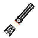 懐中電灯 20000ルーメン led 強力 充電式 最強 超高輝度 フラッシュライト 充電式 XHP70.2 IP67防水 4モード調光 ズーム調整可能 usb...