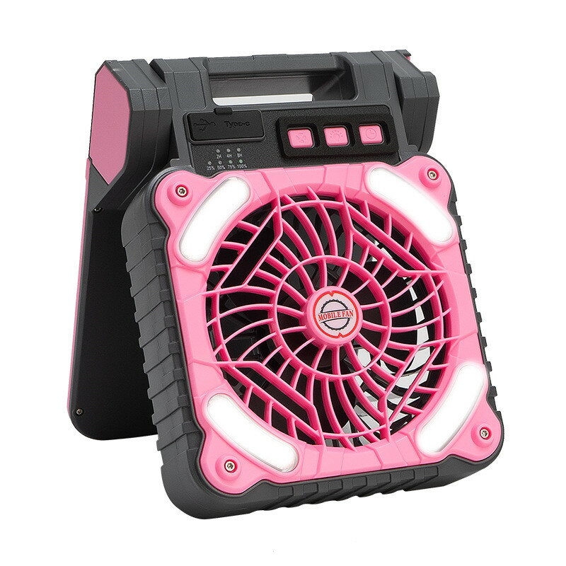 扇風機 壁掛け アウトドア扇風機 キャンプ 充電式扇風機 卓上 アウトドア 卓上扇風機 急速充電 5200mAh 大容量バッテリー 充電式ファン ポータブル 小型 屋外 サーキュレーター 風力4段階 LEDライト 強力送風 暑さ対策 アウトドア用 災害対策