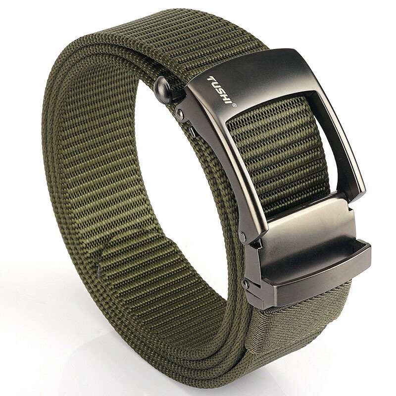 ナイロンベルト メンズ レディース ベルト 無段階調節 120cm 34mm 自衛隊 作業用 仕事用 登山用 スポーツ ミリタリー旅行 登山 仕事 男性用 メンズ ベルト(4)