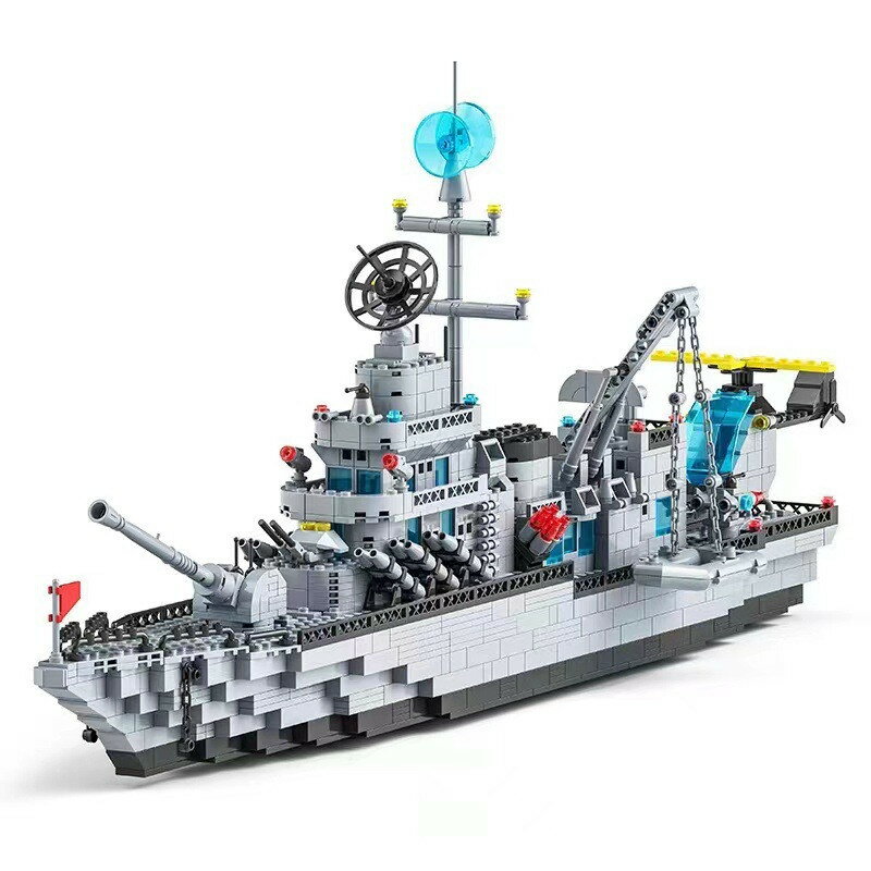 商品情報商品名：ミサイル駆逐艦製品カテゴリ: 積み木素材: ABS プラスチック/プラスチック対象年齢：10代（6〜14歳）積み木の数（ピース）：1560パッキング: カラーボックス原産地：海外注意■新品?未組立品■ビルディングブロックは、画像上のオブジェクトを構成することができます。 戦艦を構成することも、ヘリコプターなどを構成することもできます。■海外製品の為、塗装不良やバリの残りやハマりづらいなどの可能性がありますのでご了承ください。ご理解ある方のみお願い致します。■材料の数の制限により、上記のすべての形状を同時に作成するには、2セット以上の製品を購入する必要があります。1つのグループだけが上記のすべての形状を同時に作成することはできません。この場合は、分解と再組み立てが必要です。※パーツによっては、はまりずらい場合や塗装のズレ?バリ等があります。※対象年齢6才以上　（小さな部品が含まれております。お子様が誤って飲み込まないようにご注意下さい。）メーカー希望小売価格はメーカーサイトに基づいて掲載しています