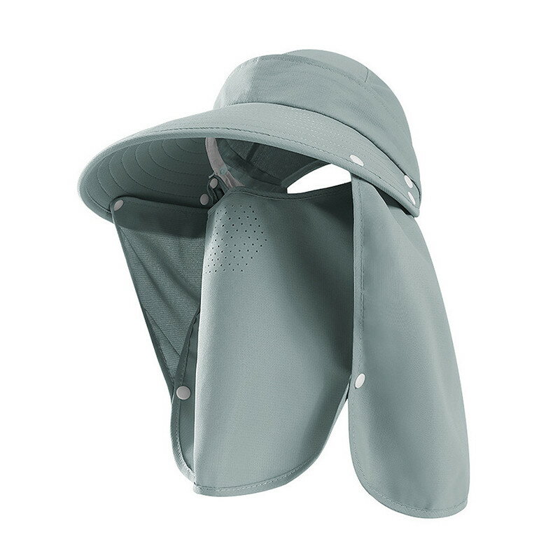 ／フェイスカバー付き UVカット キャップ 帽子 スポーツ ランニング 紫外線対策 日よけ キャップ サンバイザー レディース UPF50+ UVカット 日焼け防止 春 夏 秋 日よけ 農作業 フェイスカバー 折りたたみ 収納 ボタン取り外し