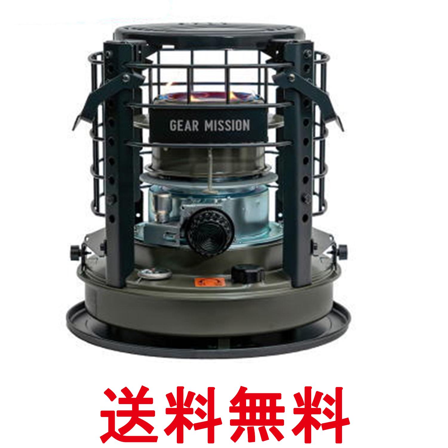 トヨトミ K3-GM1 ギアミッション 石油コンロ オリーブグリーン GEAR MISSION キャンプ コンロ TOYOTOMI 送料無料 【SK00480】