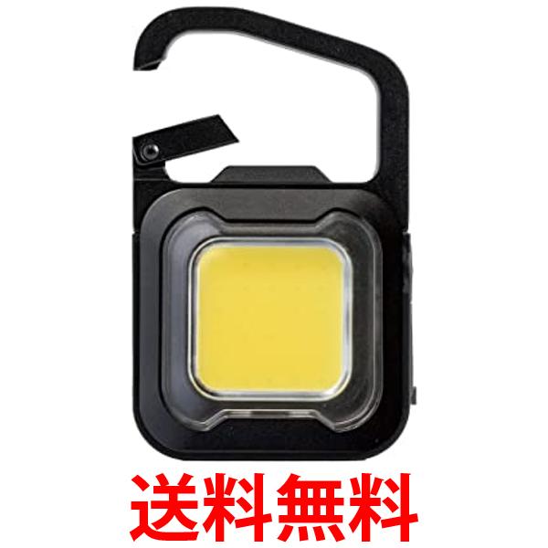 ムサシ COB-WL005BK 充電式スーパーフラッシュライト 6W ブラック 防水 送料無料 【SK01288】