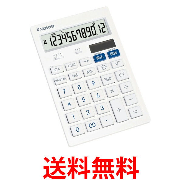 カシオ　CASIO　人間工学電卓 ブラック JE-12D-BK-N [12桁]　JE-12D-BK