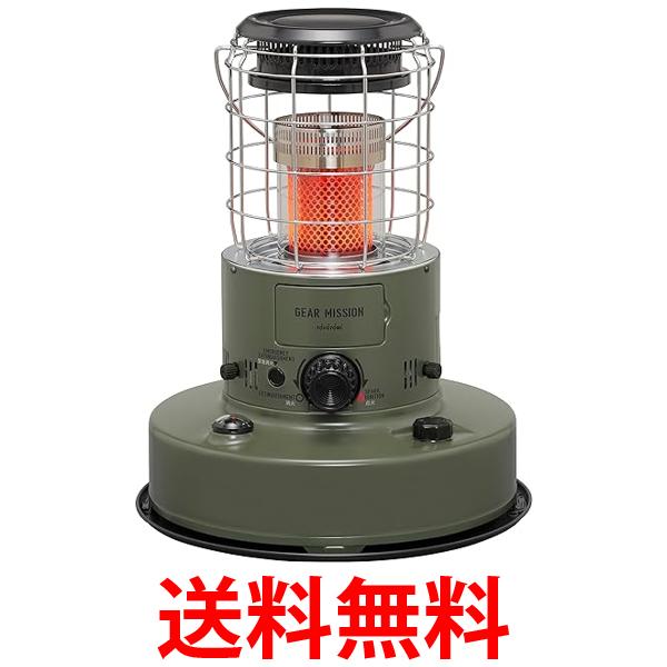 トヨトミ RR-GER25 赤熱対流形石油ストーブ オリーブ 石油ストーブ 暖房 ヒーター GEAR MISSION TOYOTOMI 送料無料 【SK01686】