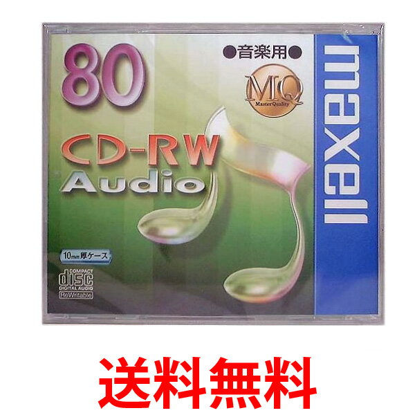 maxell CDRWA80MQ.1TP 音楽用 CD-RW 80分 1枚 