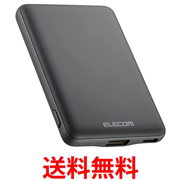 쥳 DE-C37-5000DGY 졼 ХХåƥ꡼ 5000mAh 12W ѥ   iPhone Android Ƽб ̵ SK02523