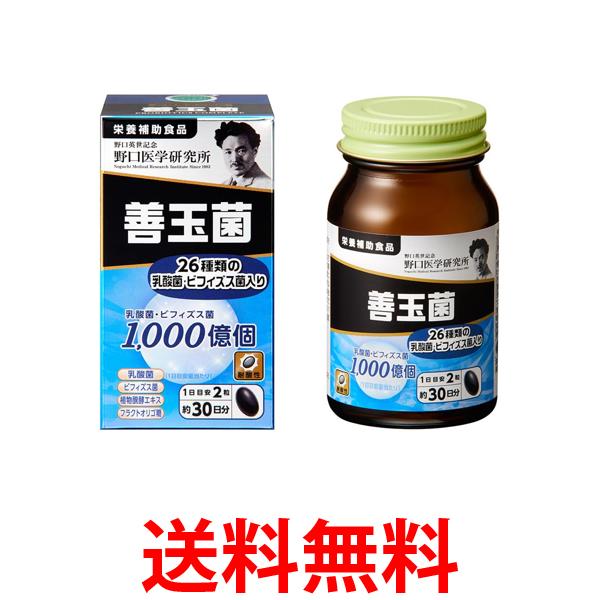 Rakuten - 野口医学研究所 善玉菌 60粒 (約30日分） ビフィズス菌 乳酸菌 送料無料 【SK04679】
