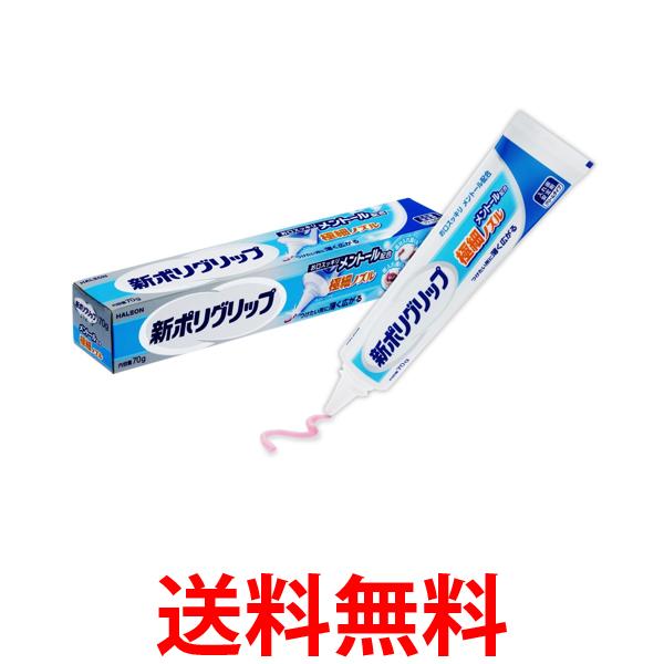 新ポリグリップ 部分 総入れ歯安定剤 極細ノズル メントール配合 70g 送料無料 【SK06496】