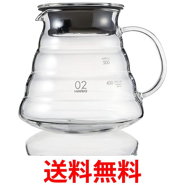 ハリオ XGSR-60-TB V60 レンジサーバー 600 クリア コーヒーサーバー 2~5杯用 600ml HARIO 送料無料 【SK08498】