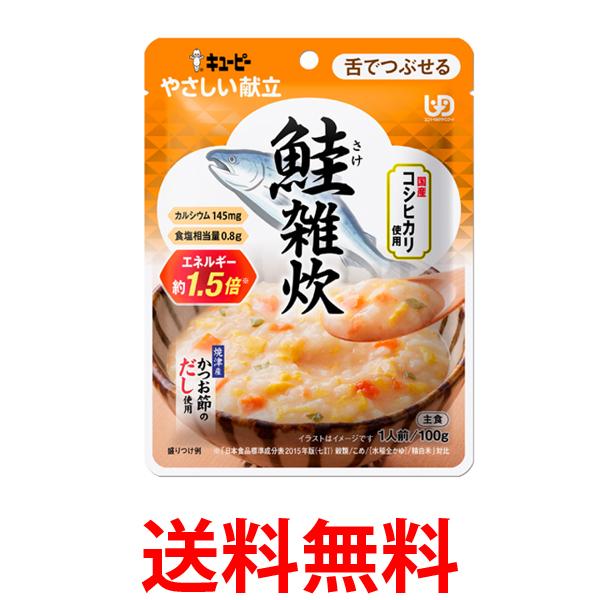 キユーピー Y3-53 やさしい献立 鮭雑炊 100g 介護食 区分3 舌でつぶせる kewpie 送料無料 【SK10383】